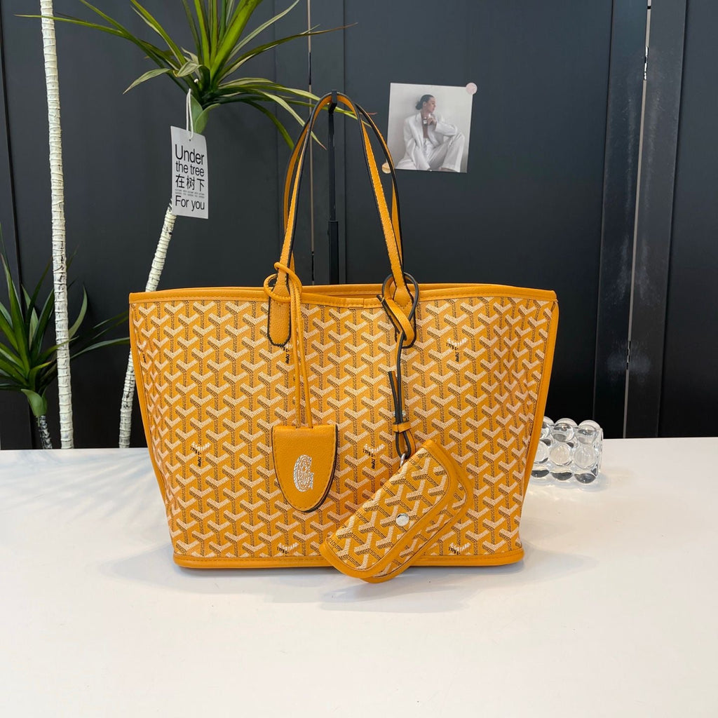 Goyard Tote with Detachable Wallet