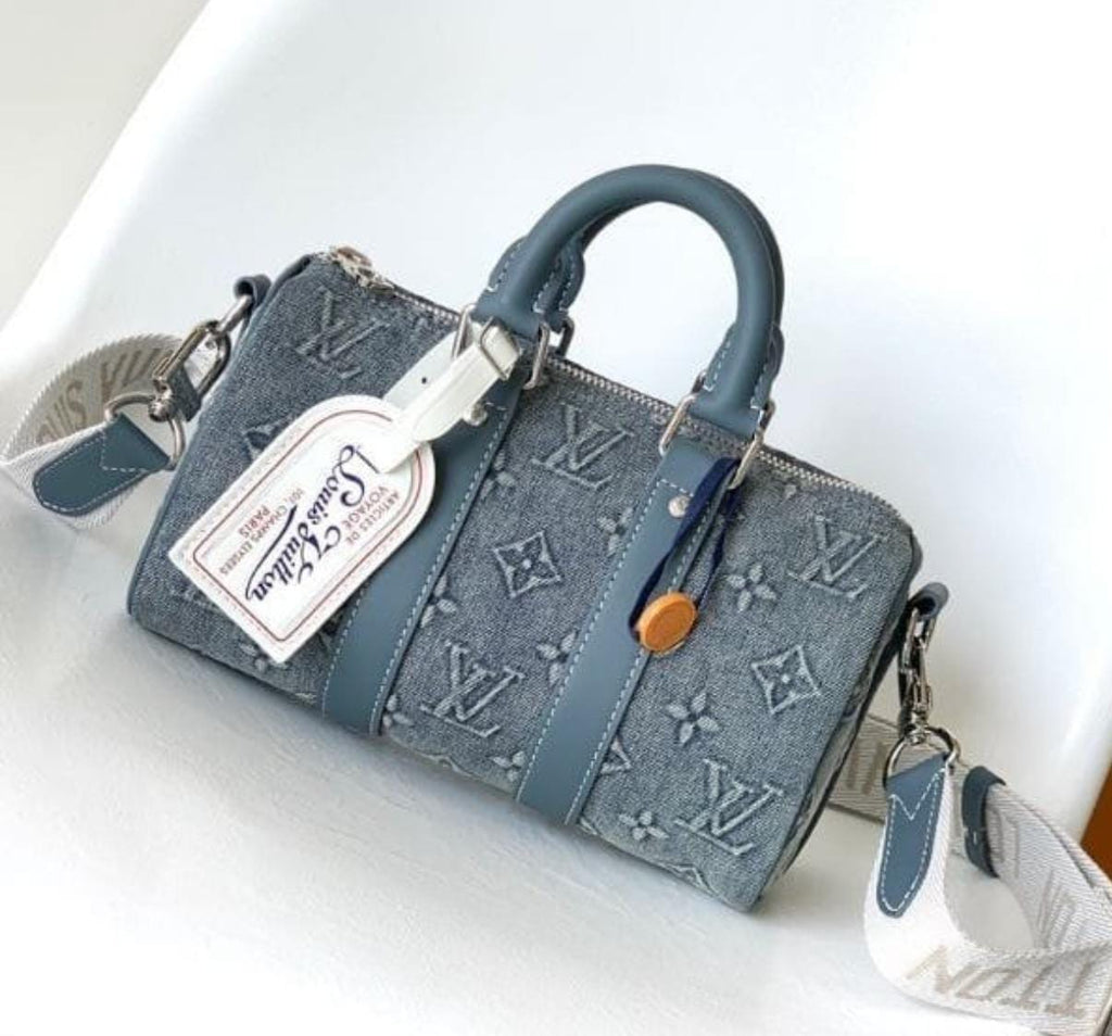 Louis Vuitton Nano Speedy in Monogram Denim Blue