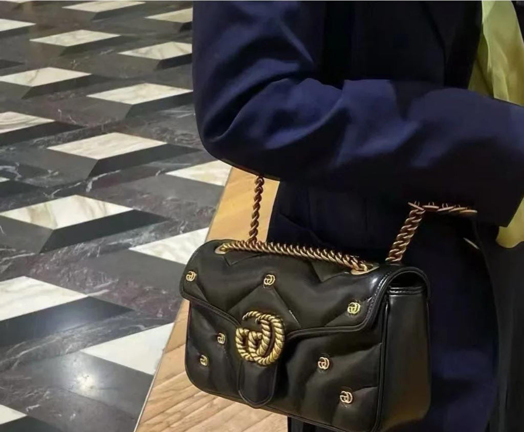 Gucci GG Marmont Small Matelassé Shoulder Bag