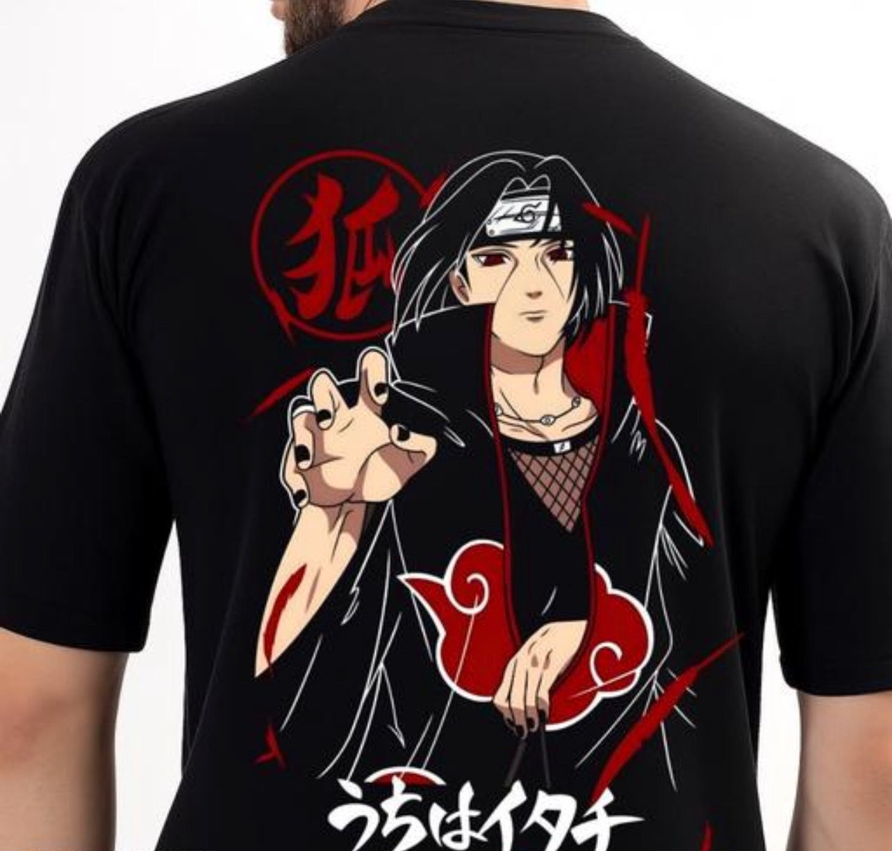 Itachi Uchiha Anime Printed T shirt