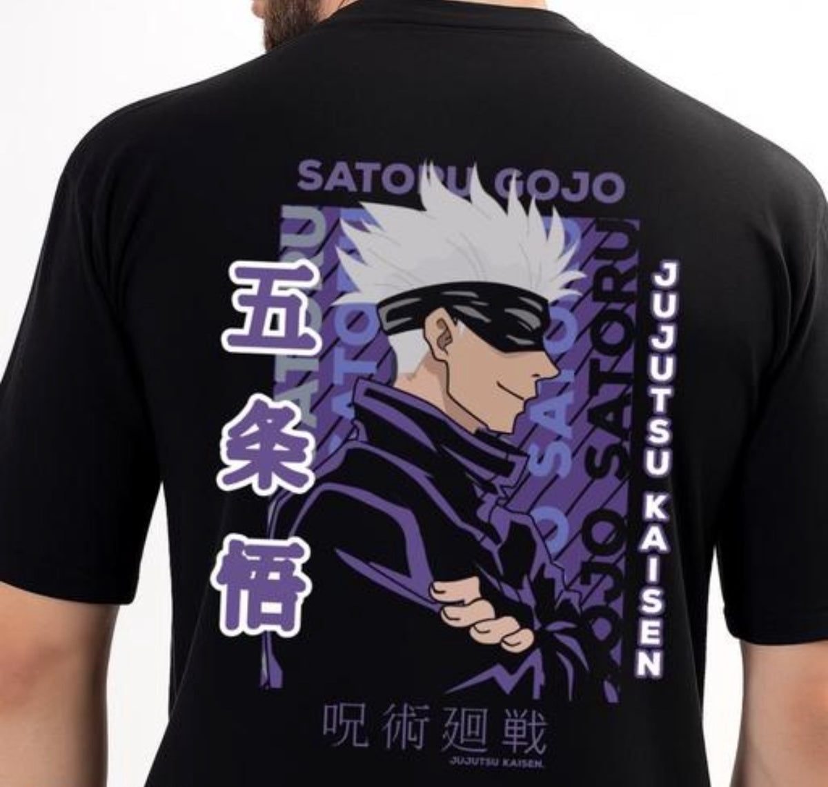 Satoru Gojo Anime Printed T shirt