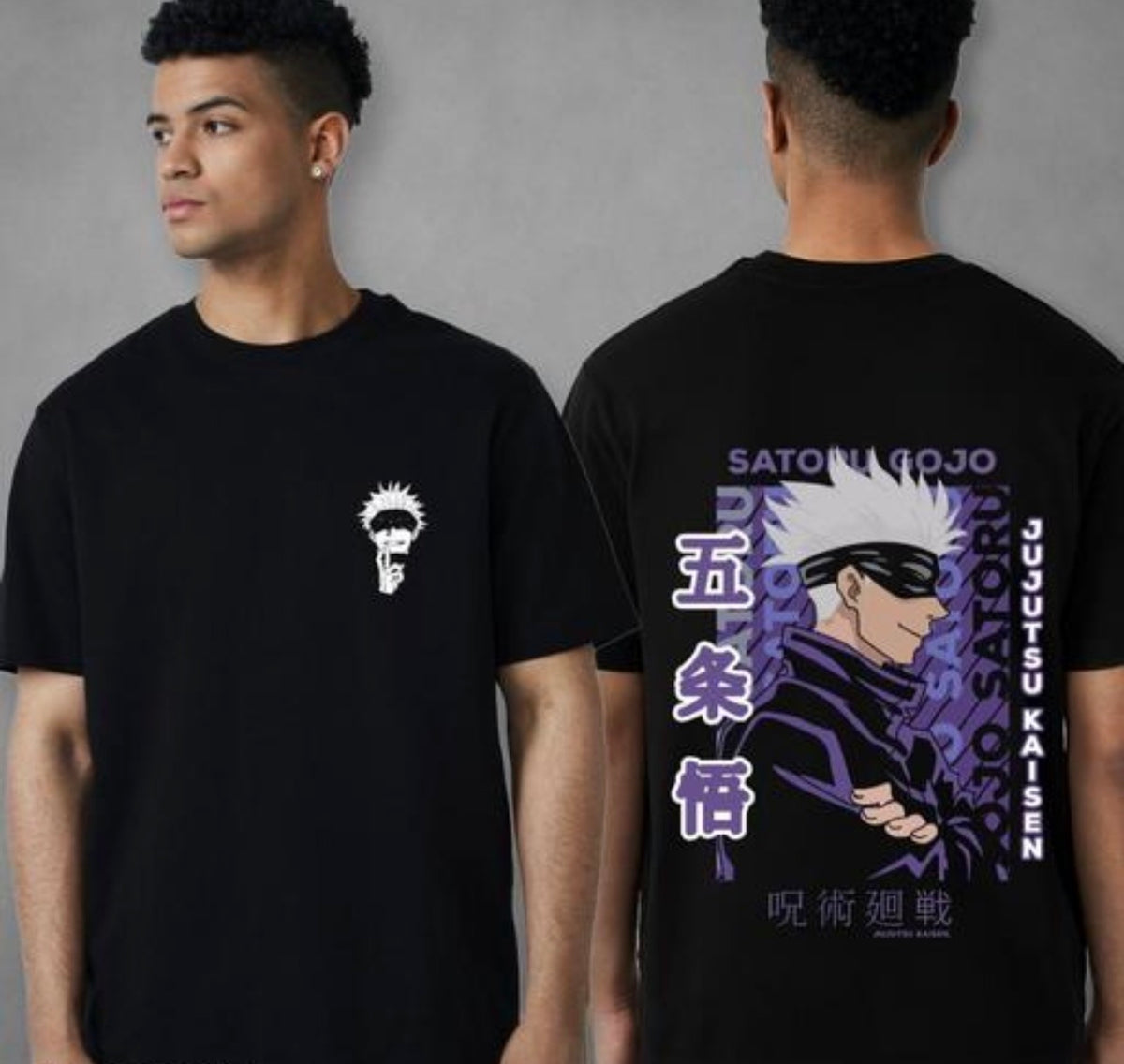 Satoru Gojo Anime Printed T shirt
