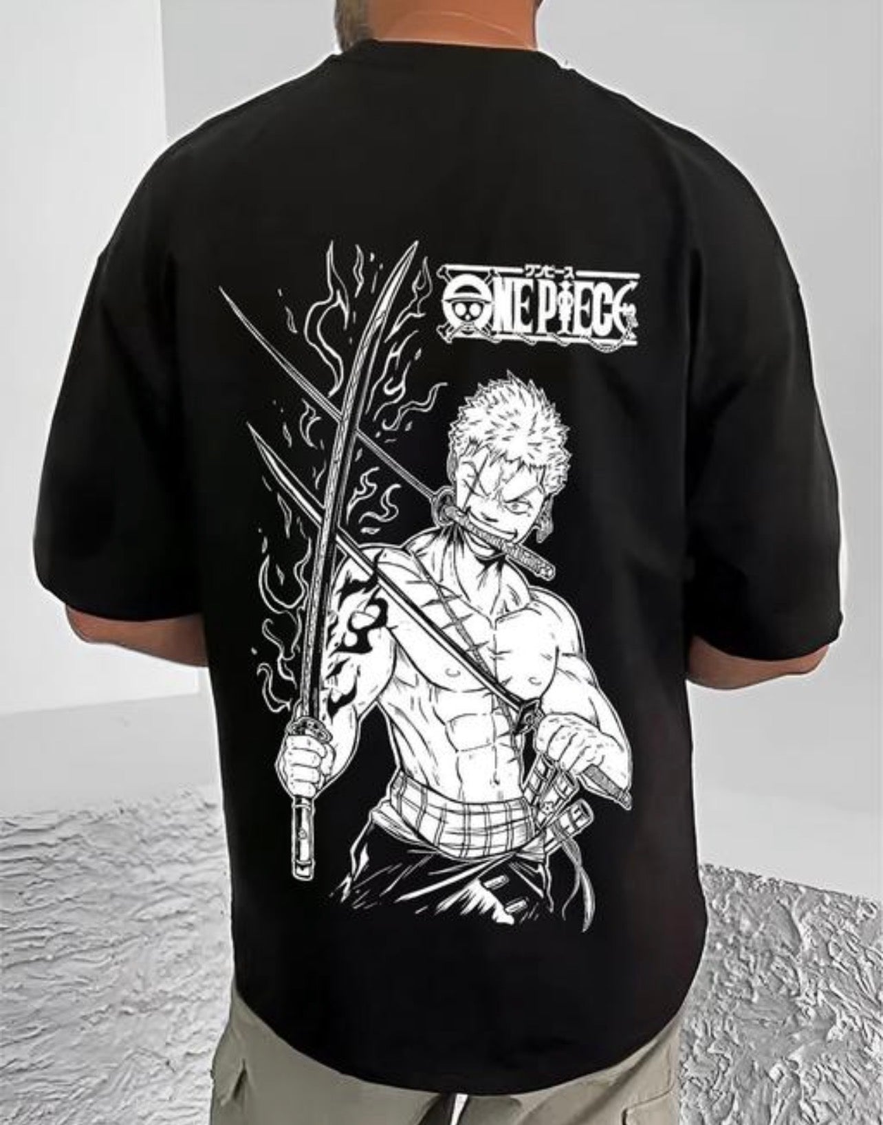 Zoro Anime Printed T Shirt