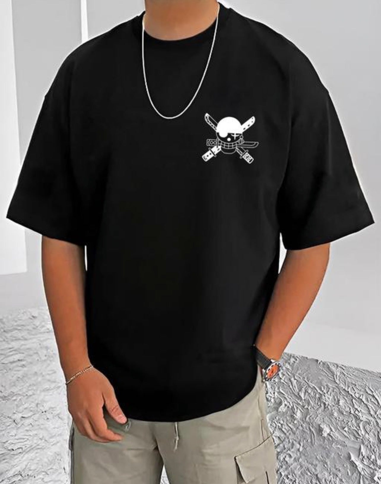 Zoro Anime Printed T Shirt