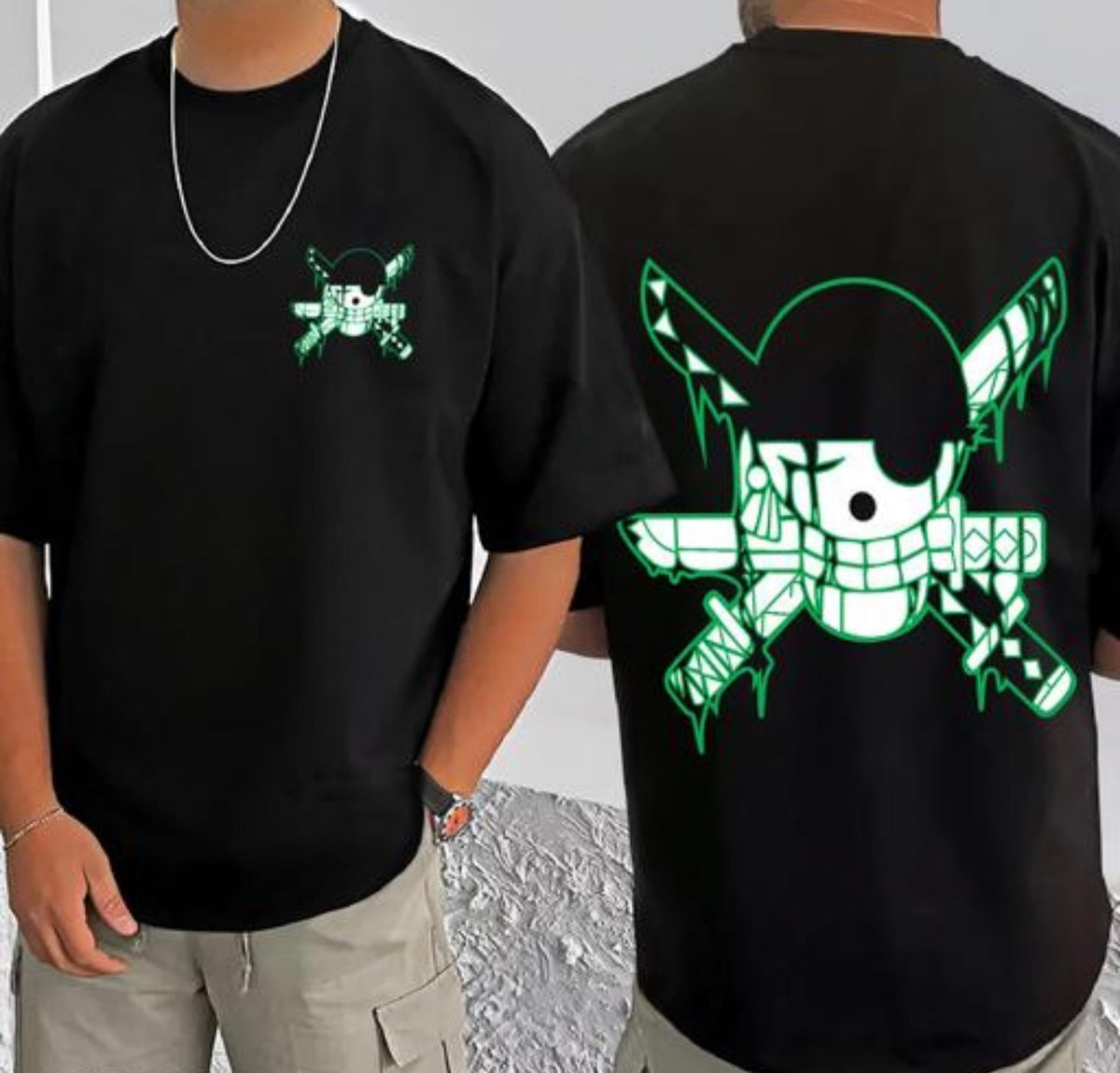 Zoro Mini Anime Printed T Shirt