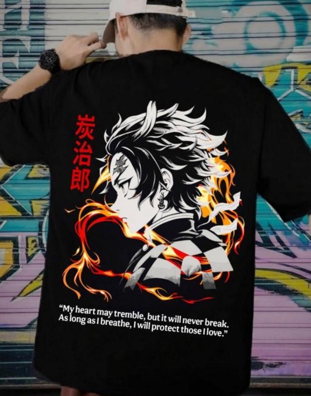 Tanjiro Anime Printed T shirt