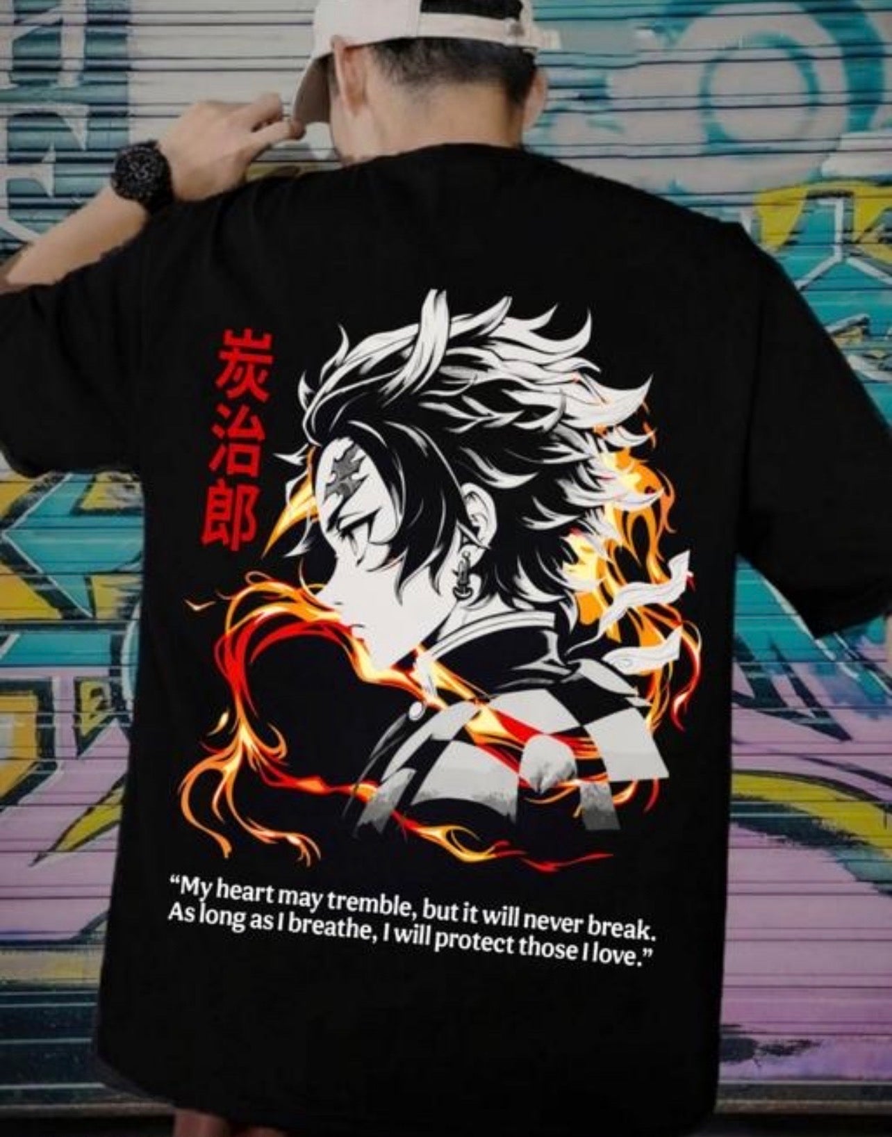 Tanjiro Anime Printed T shirt