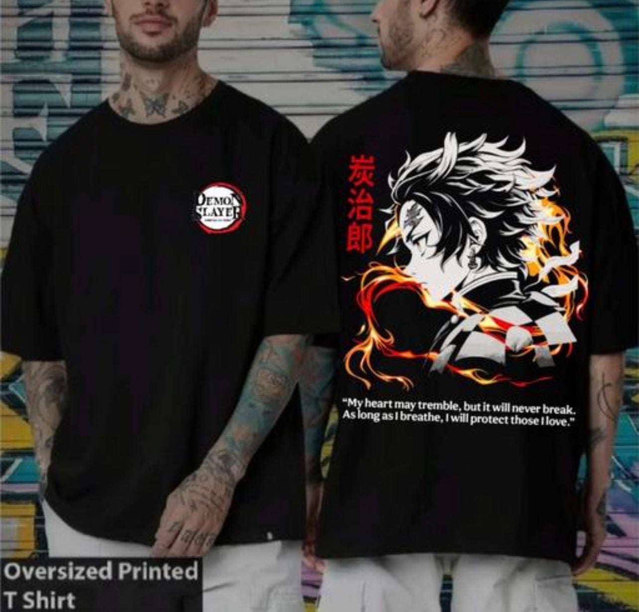 Tanjiro Anime Printed T shirt