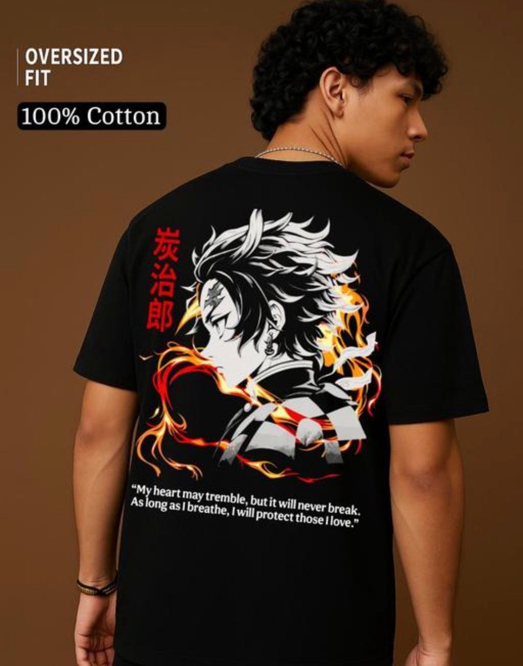 Tanjiro Anime Printed T shirt