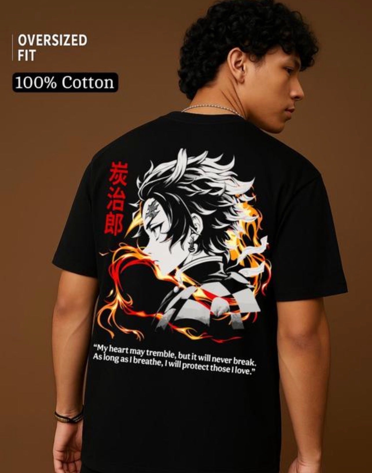 Tanjiro Anime Printed T shirt