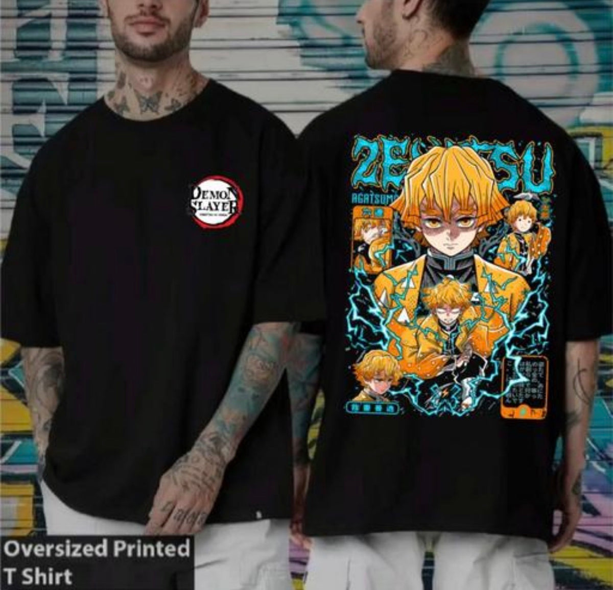Zenitsu Anime Printed T Shirt