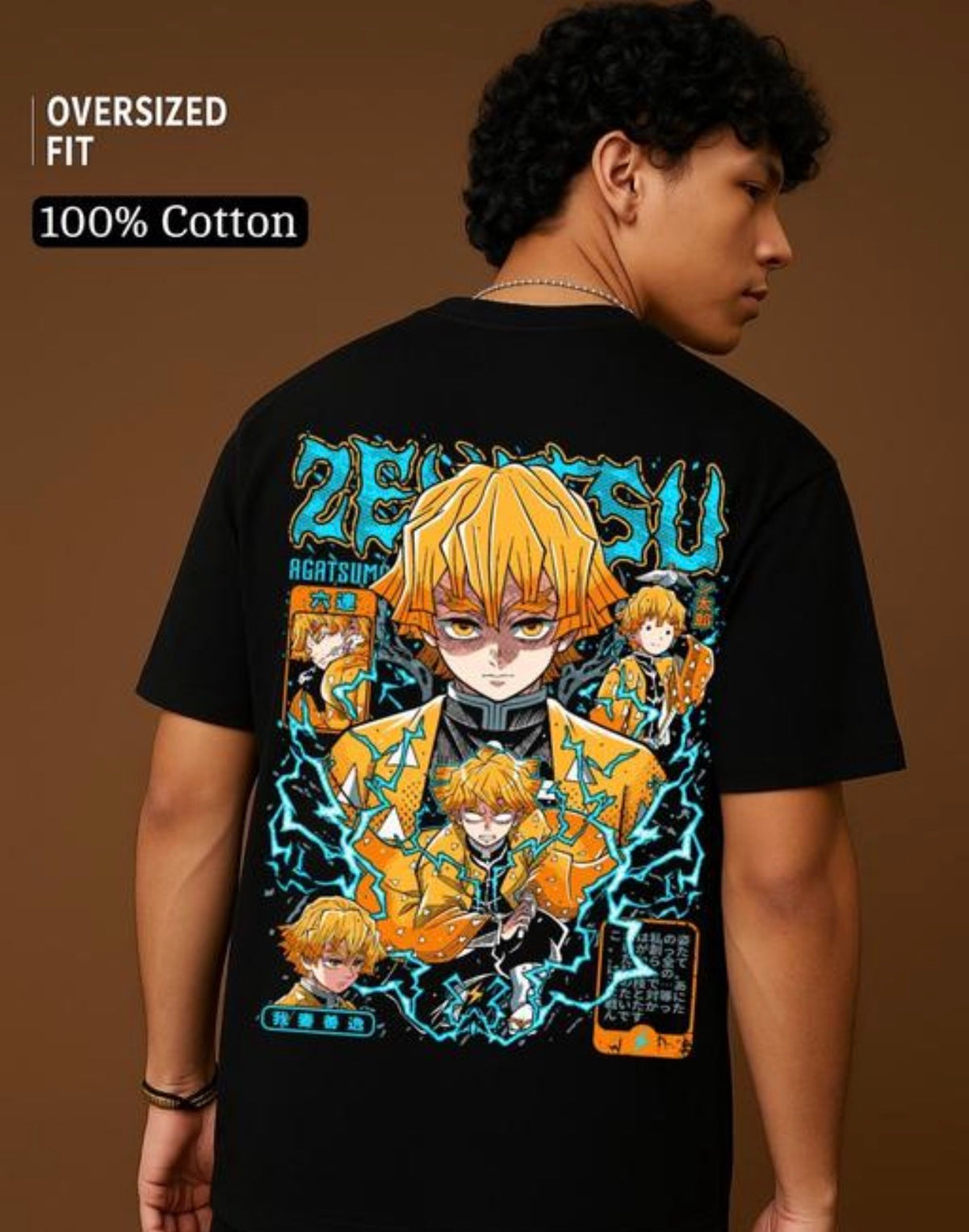 Zenitsu Anime Printed T Shirt
