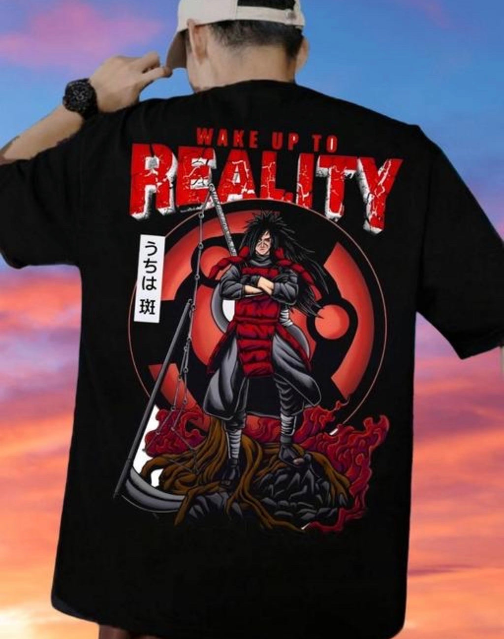 Madara Uchiha Anime Printed T Shirt