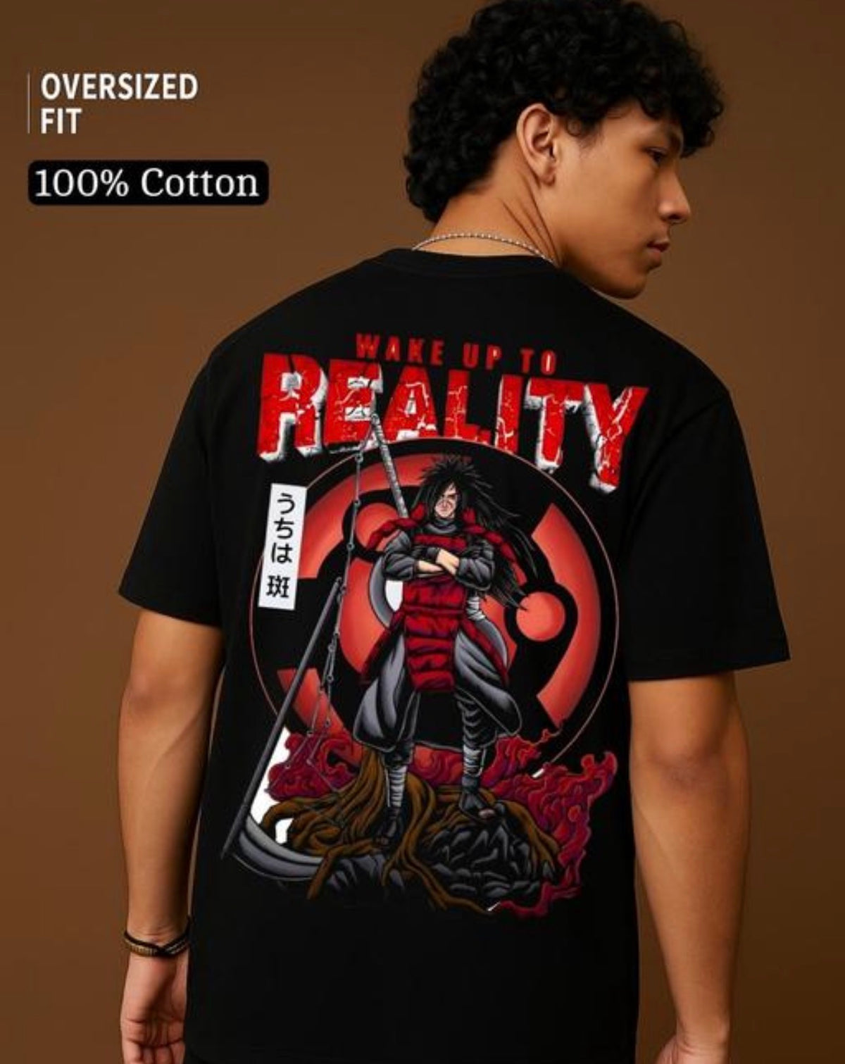 Madara Uchiha Anime Printed T Shirt