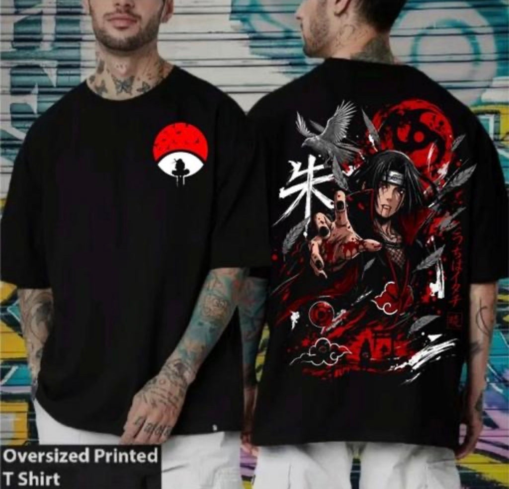 Itachi Anime Printed T Shirt