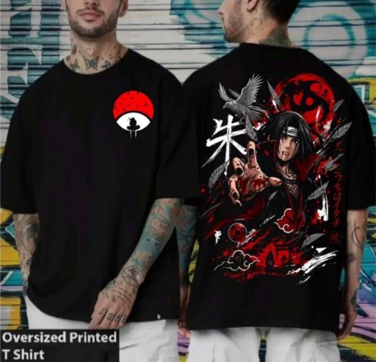 Itachi Anime Printed T Shirt