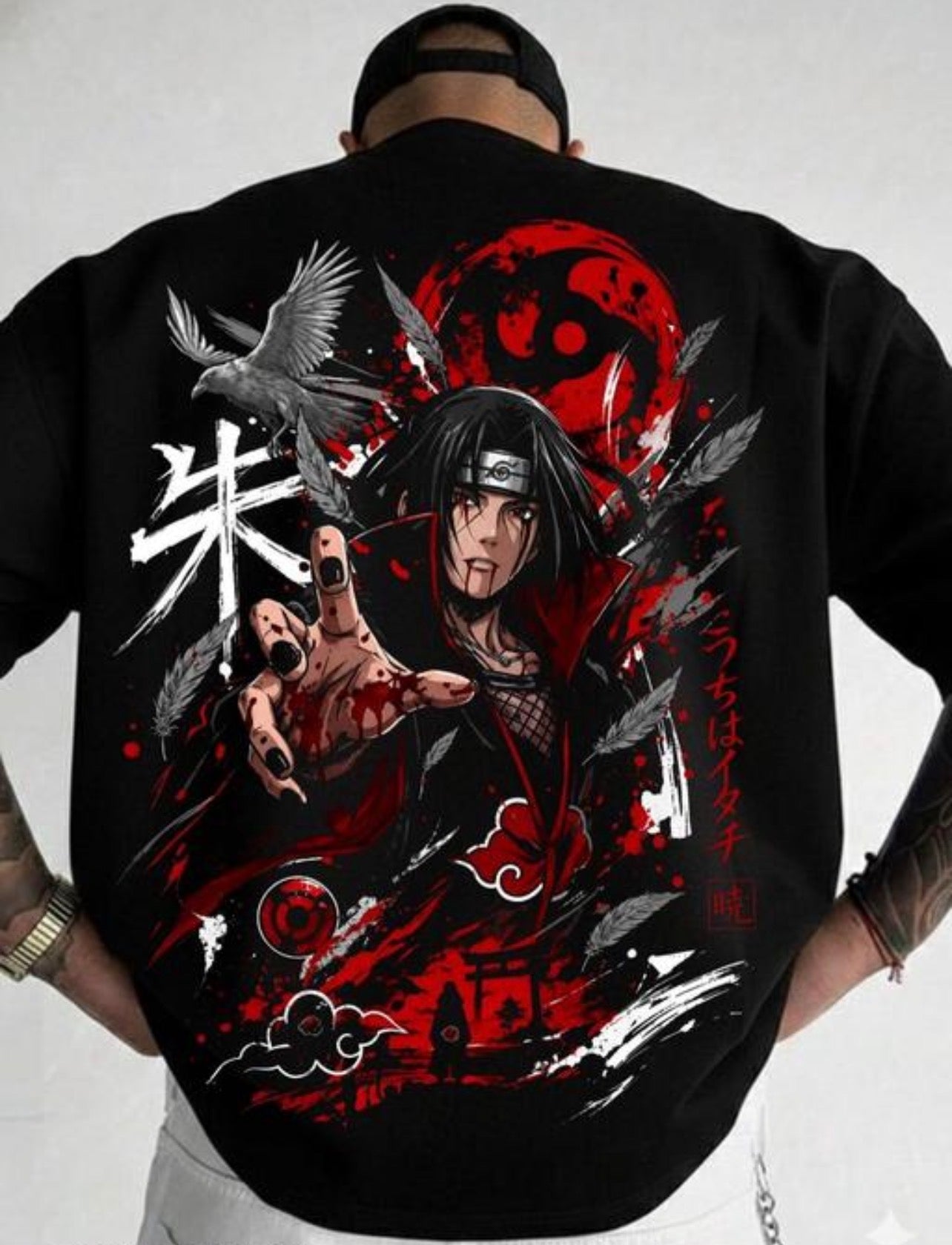 Itachi Anime Printed T Shirt