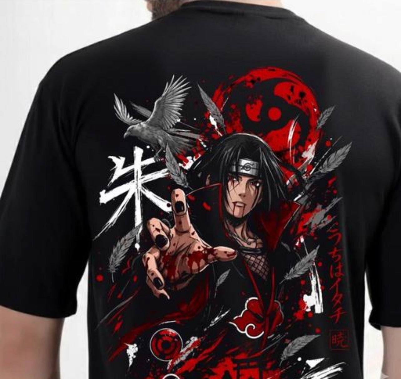Itachi Anime Printed T Shirt