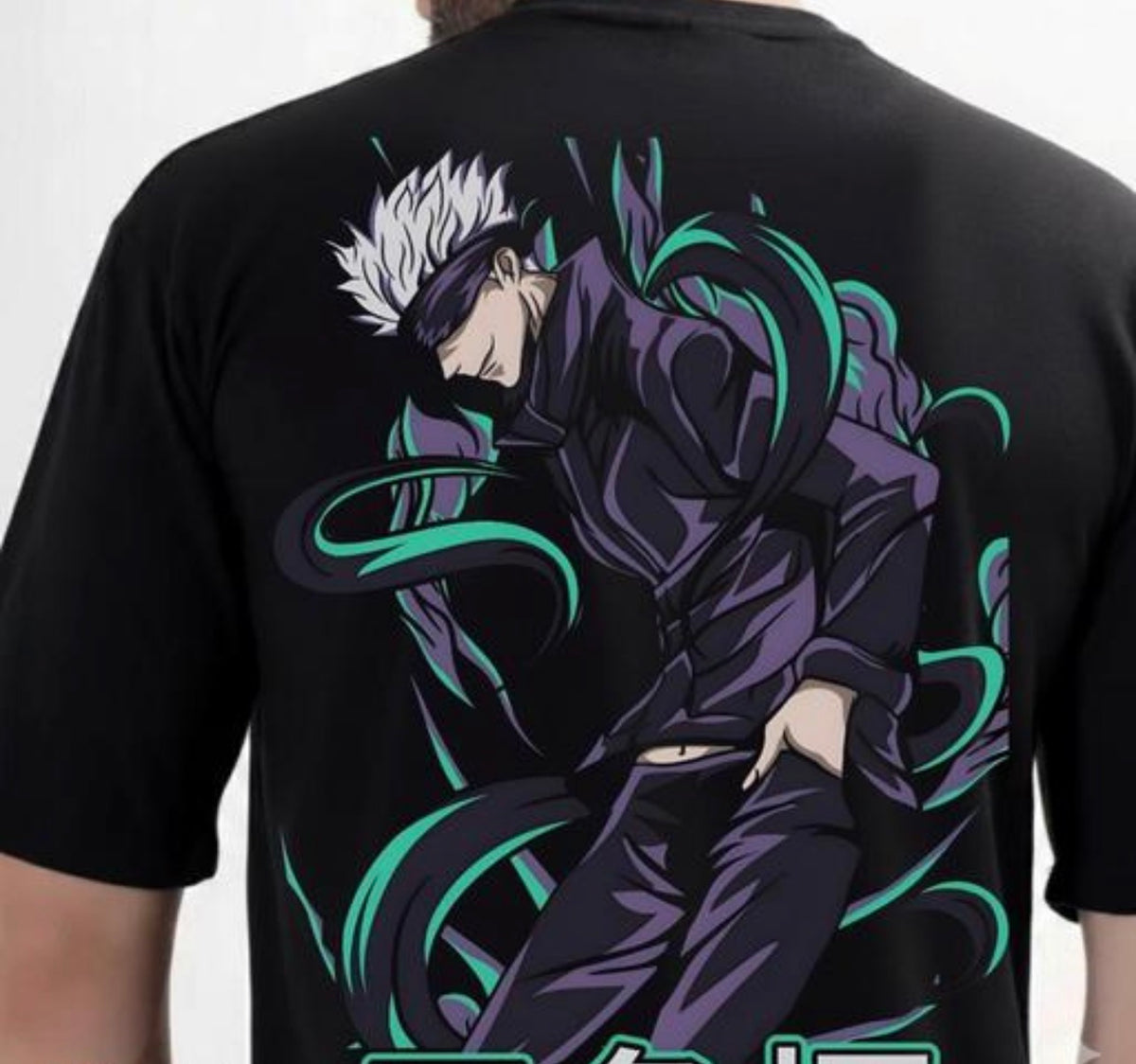 Gojo Anime Printed T Shirt