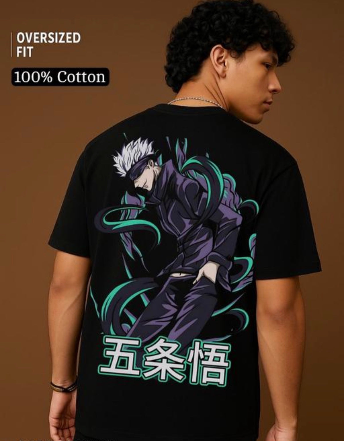 Gojo Anime Printed T Shirt