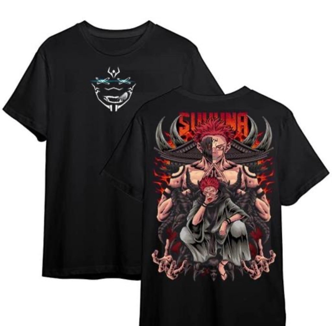 Sukuna Anime Printed T Shirt
