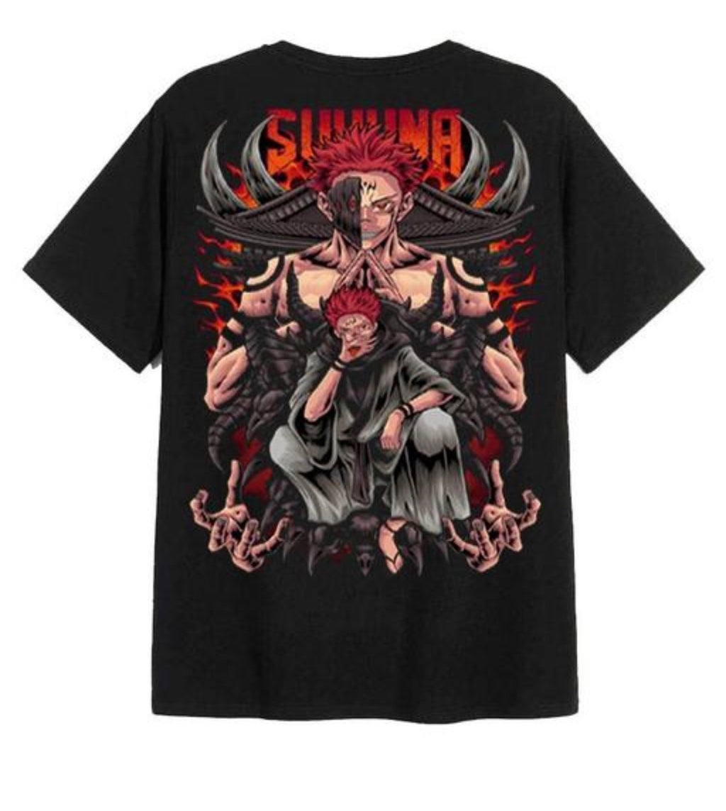 Sukuna Anime Printed T Shirt