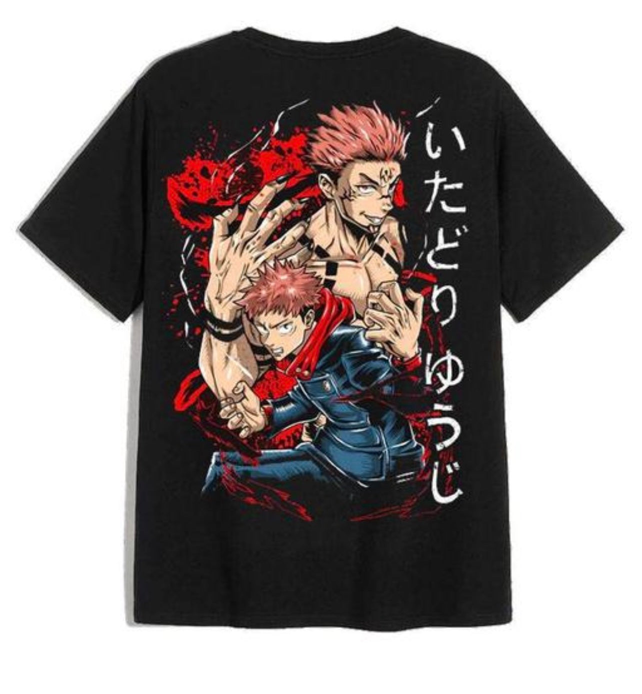 Yuji Sukuna Anime Printed T Shirt