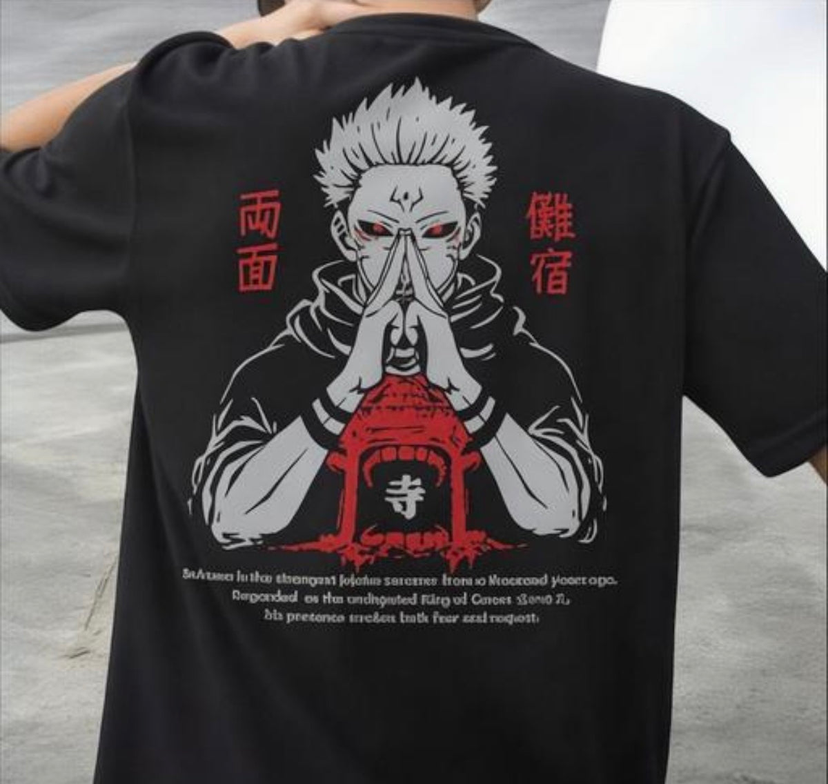 sukuna Anime Printed T Shirt