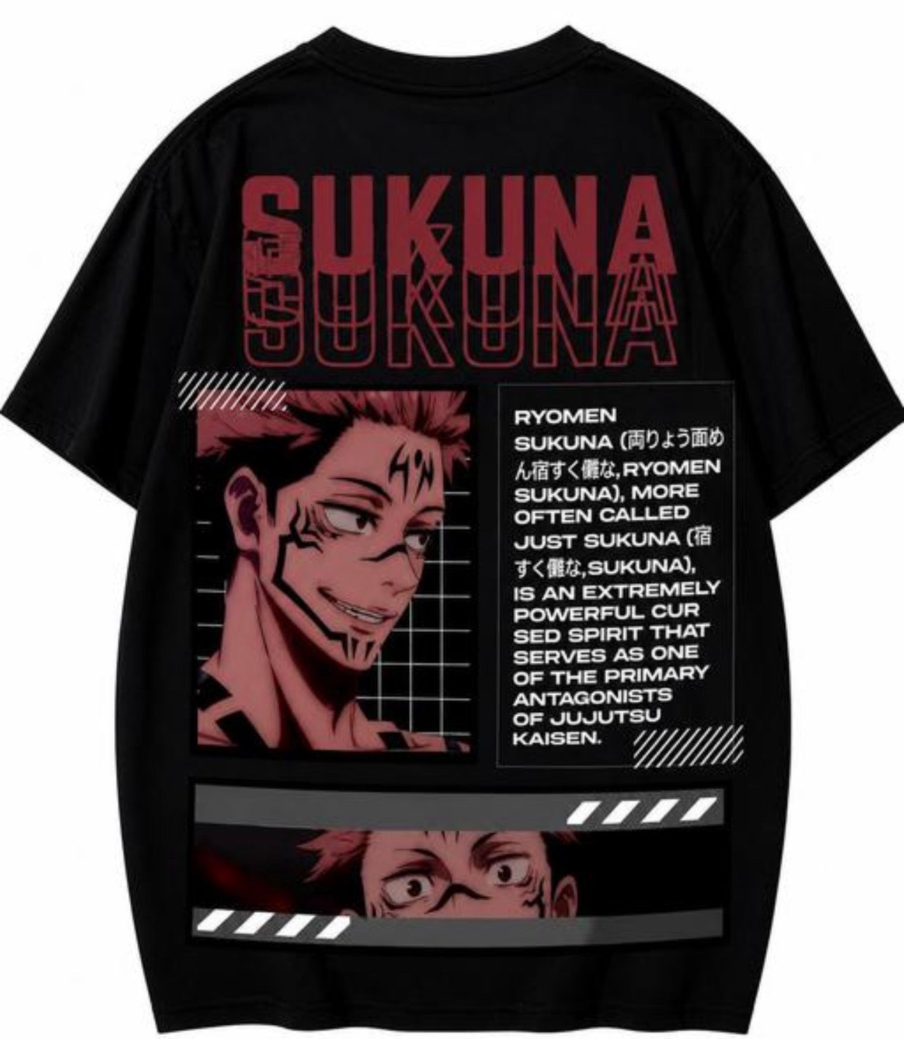 Sukuna Anime Printed T Shirt