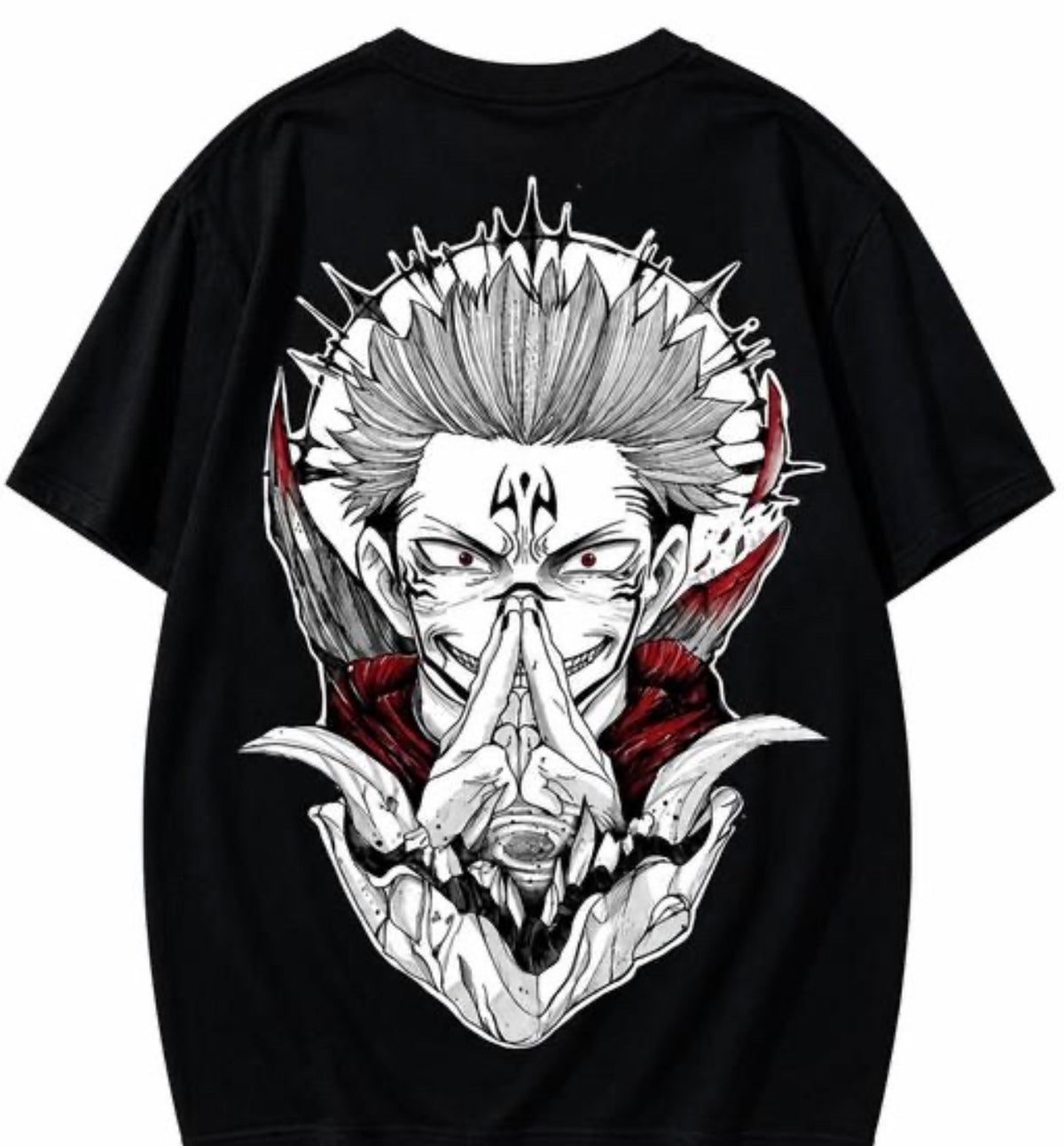 Yuji Sukuna Anime Printed T Shirt