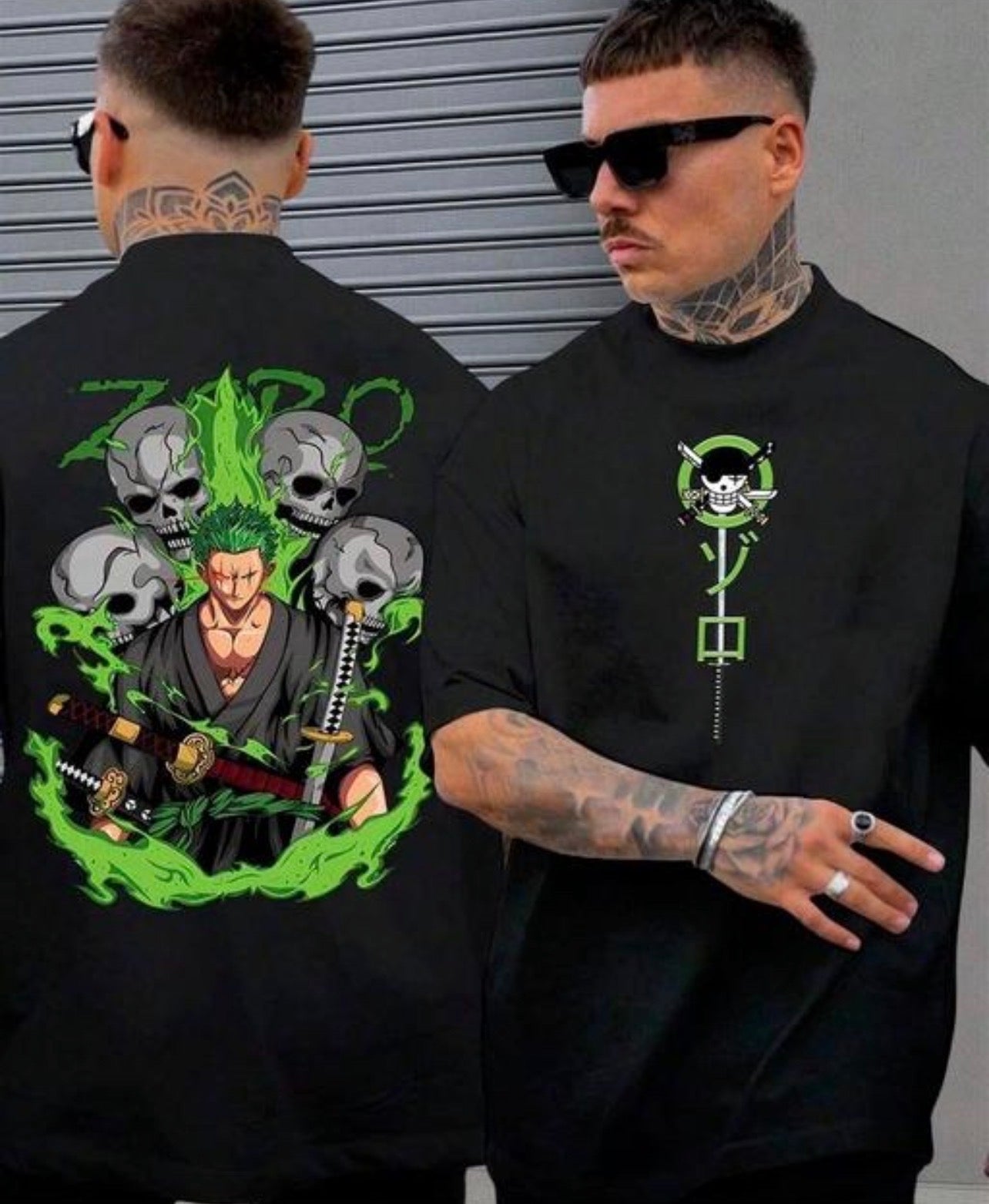 Zoro Anime Printed T Shirt