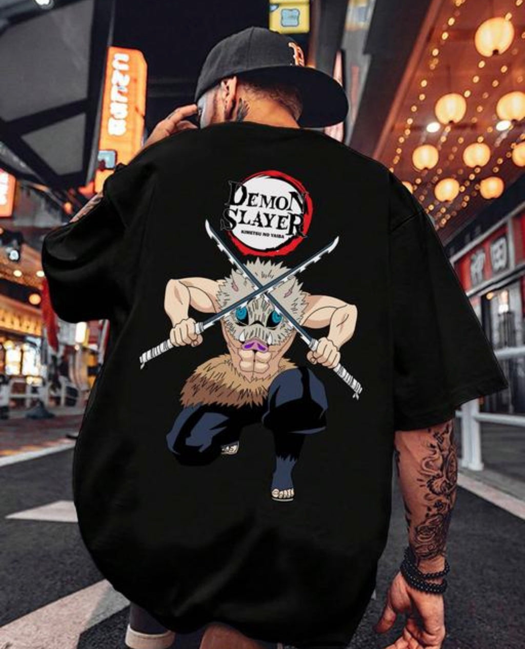 Inosuke Anime Printed T Shirt