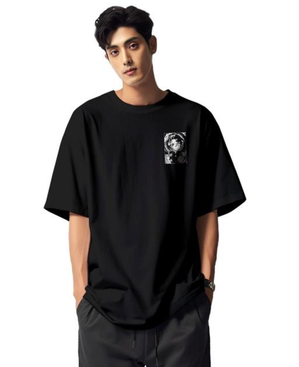 Tanjiro Anime Printed T Shirt