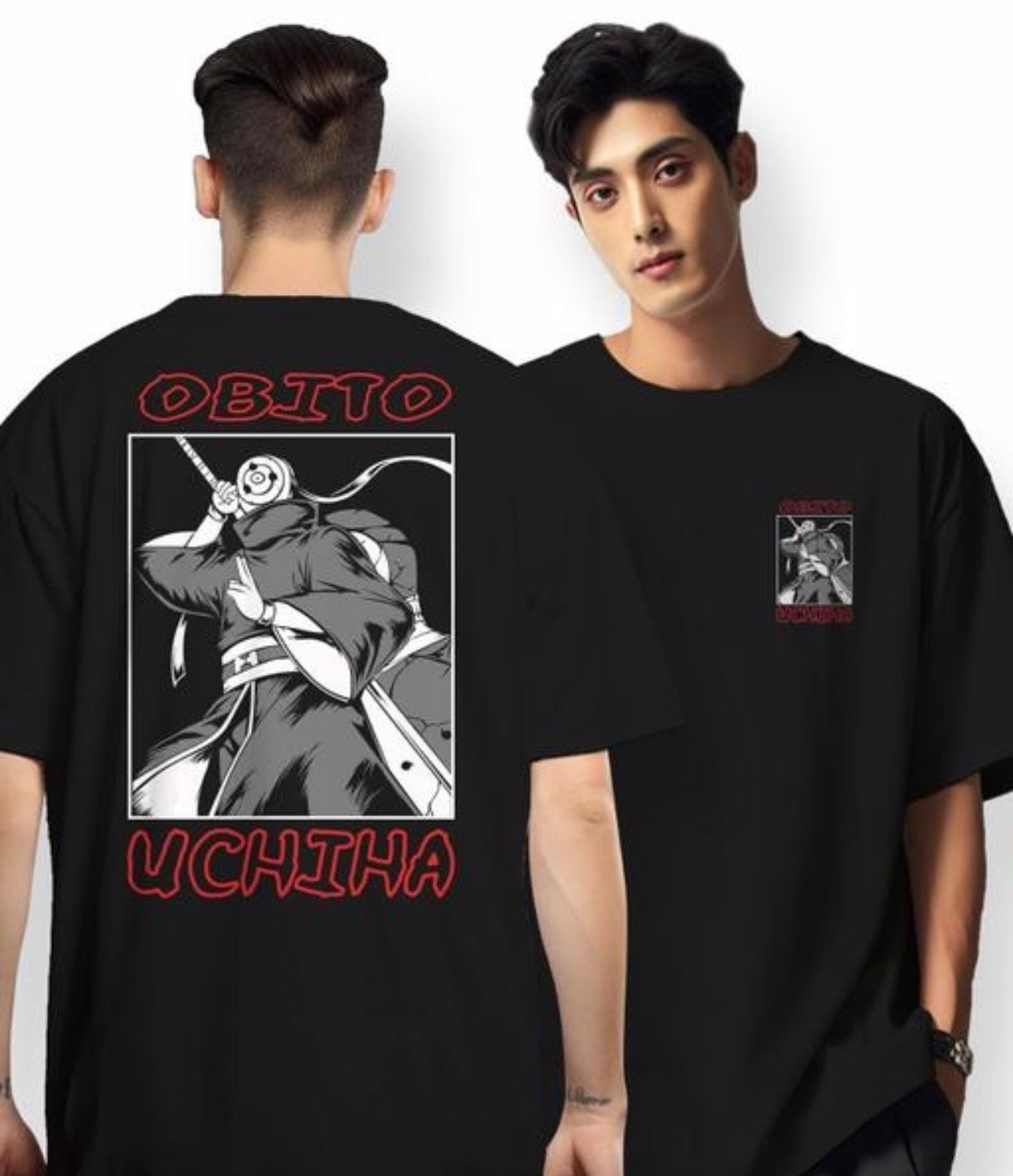 Obito Anime Printed T Shirt
