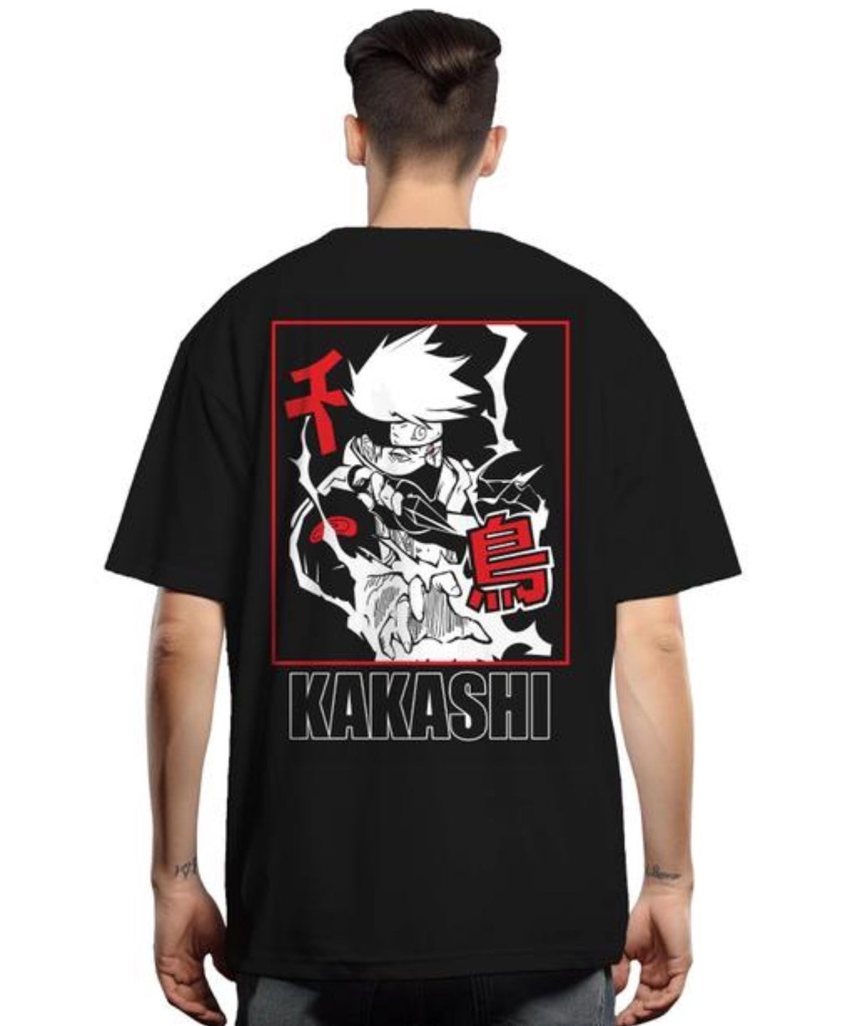 Kakashi Anime Printed T Shirt