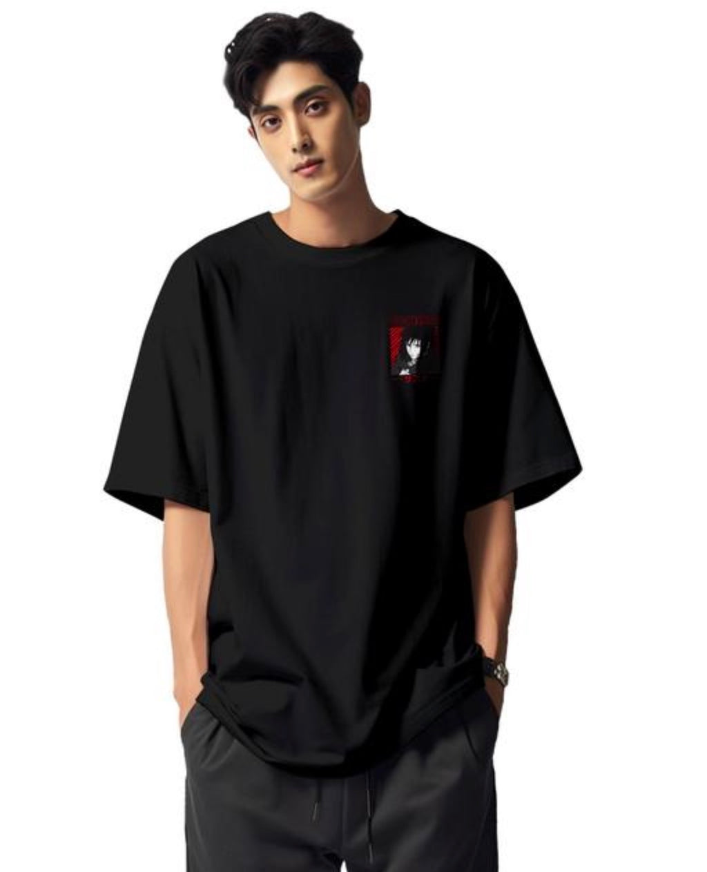 Sasuke Uchiha Anime Printed T Shirt