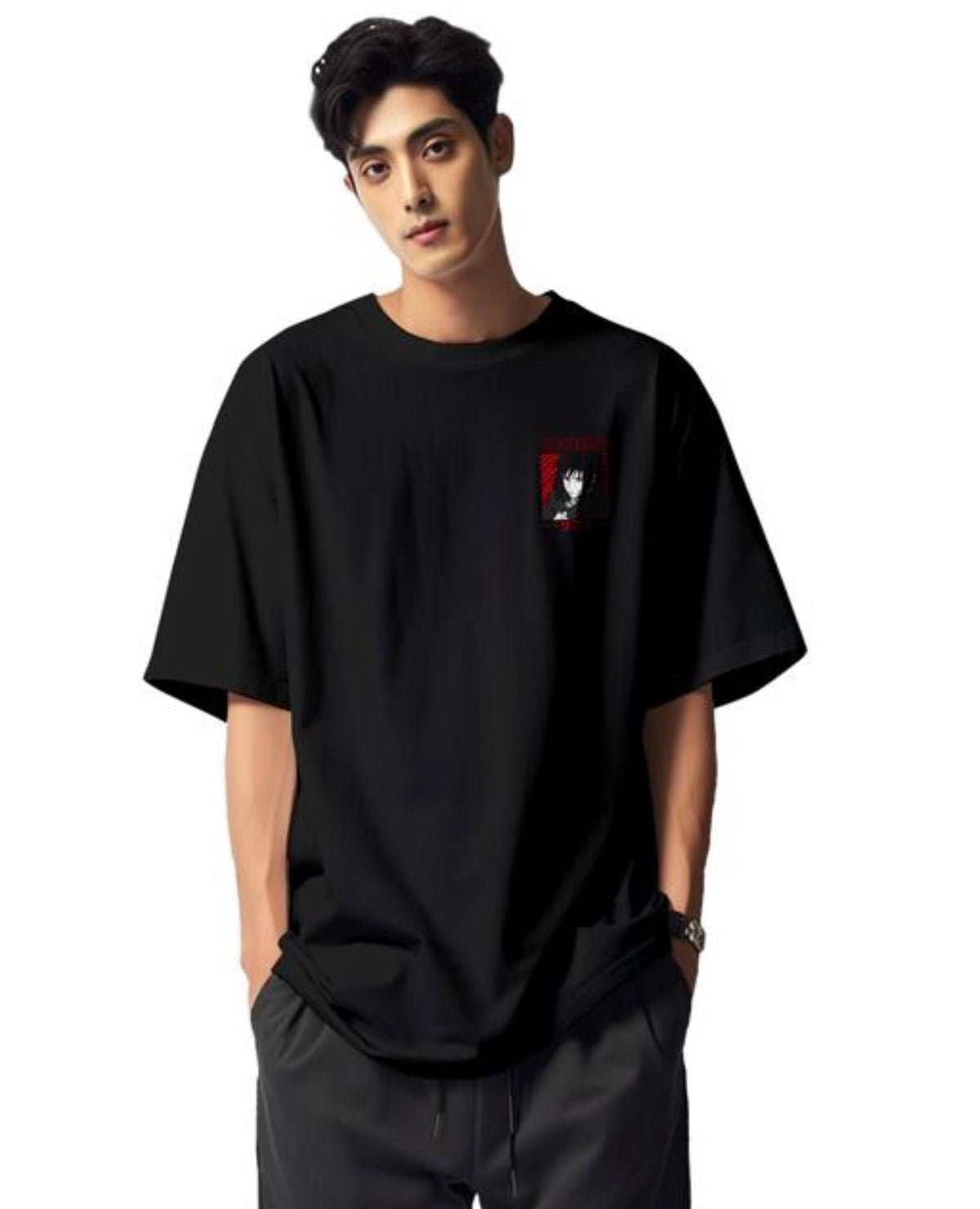 Sasuke Uchiha Anime Printed T Shirt