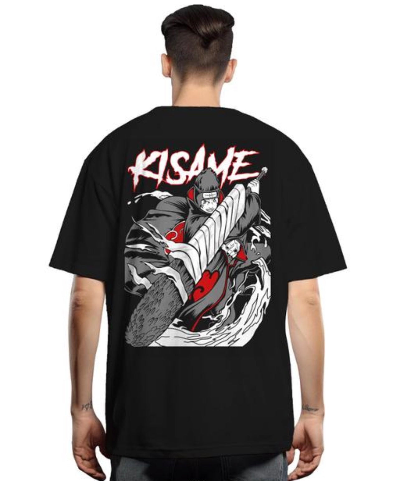 Kisame Anime Printed T Shirt