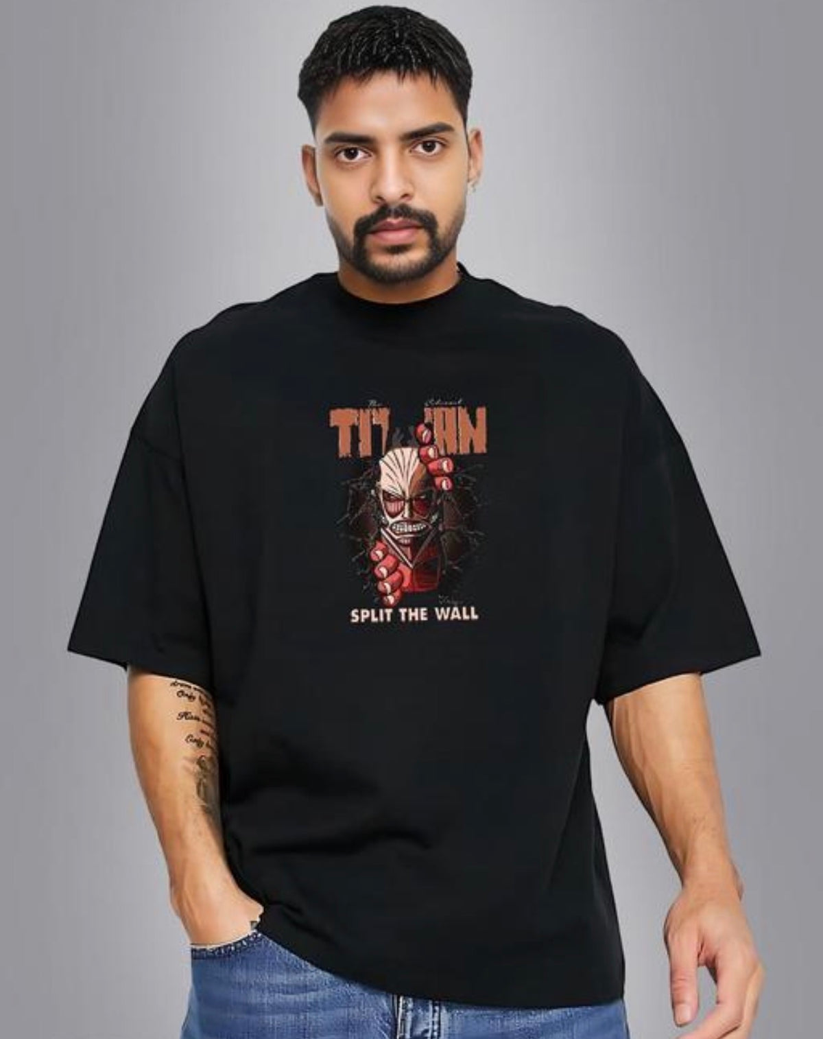 Titan Anime Printed T Shirt
