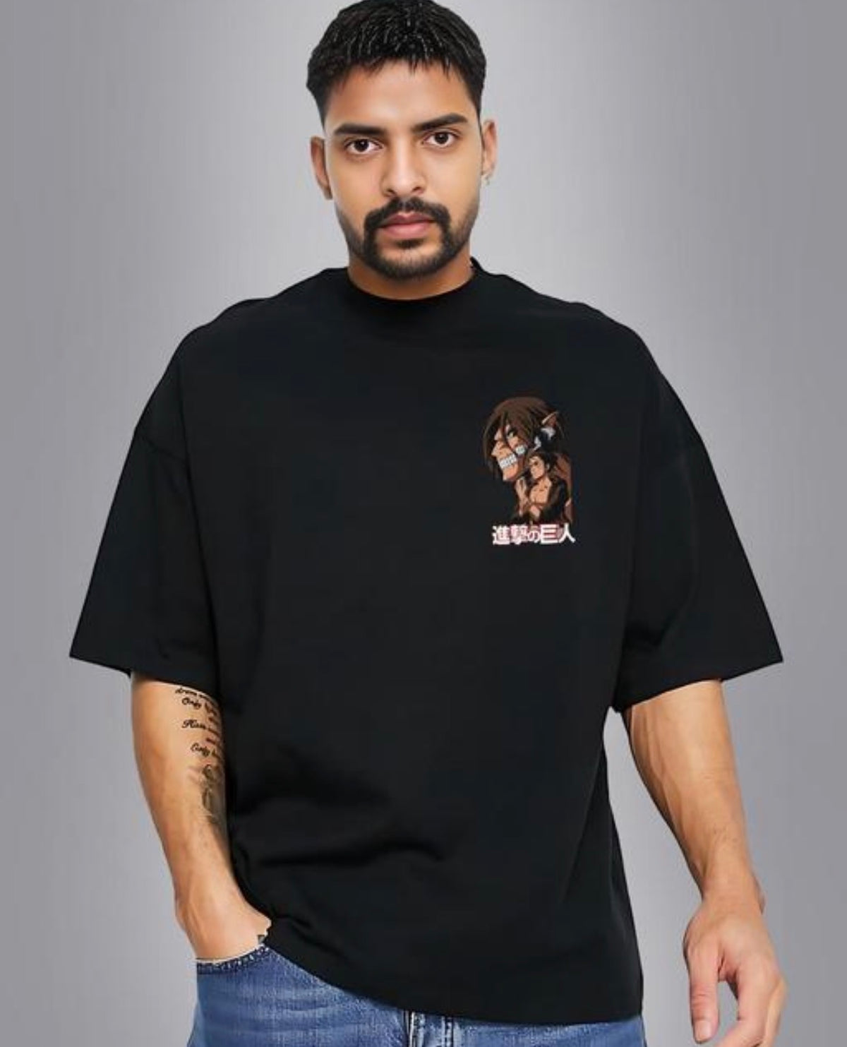 Eren Anime Printed T Shirt