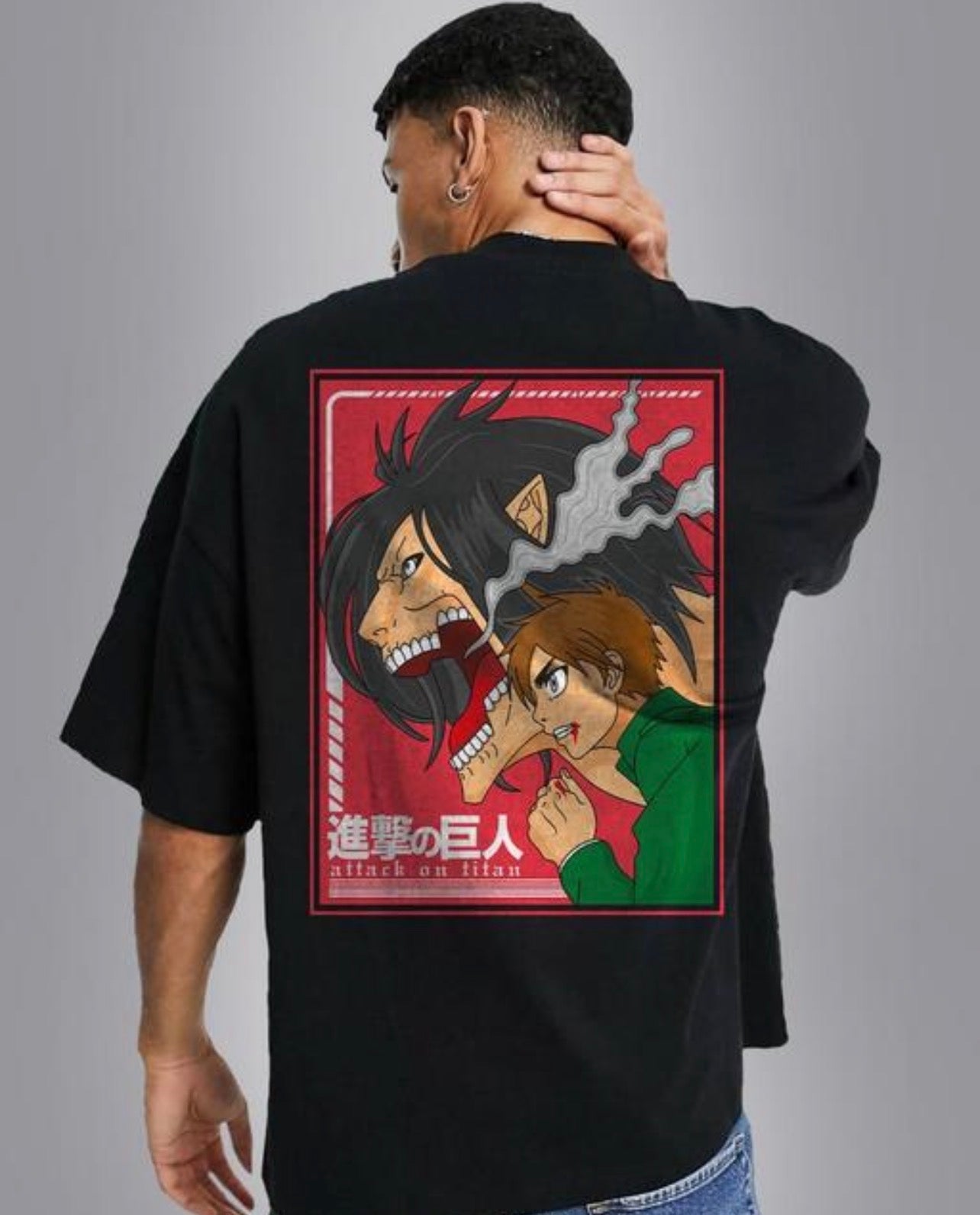 Eren Anime Printed T Shirt