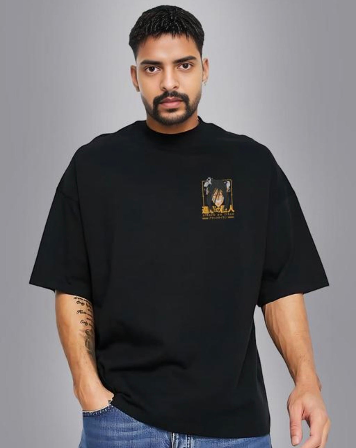 Attack Titan Anime Printed T Shirt
