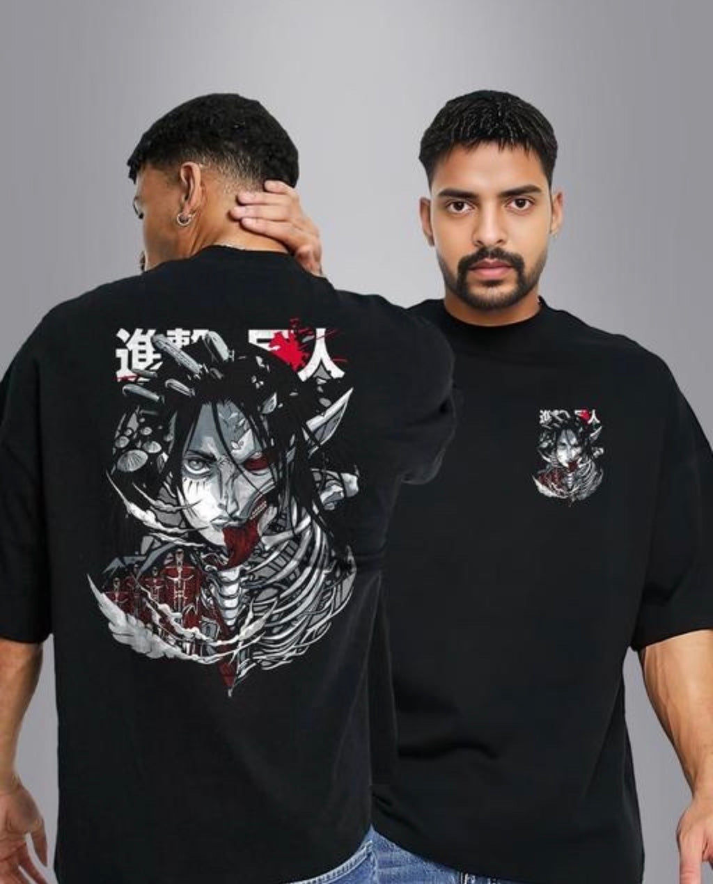 Eren Attack titan Anime Printed T shirt