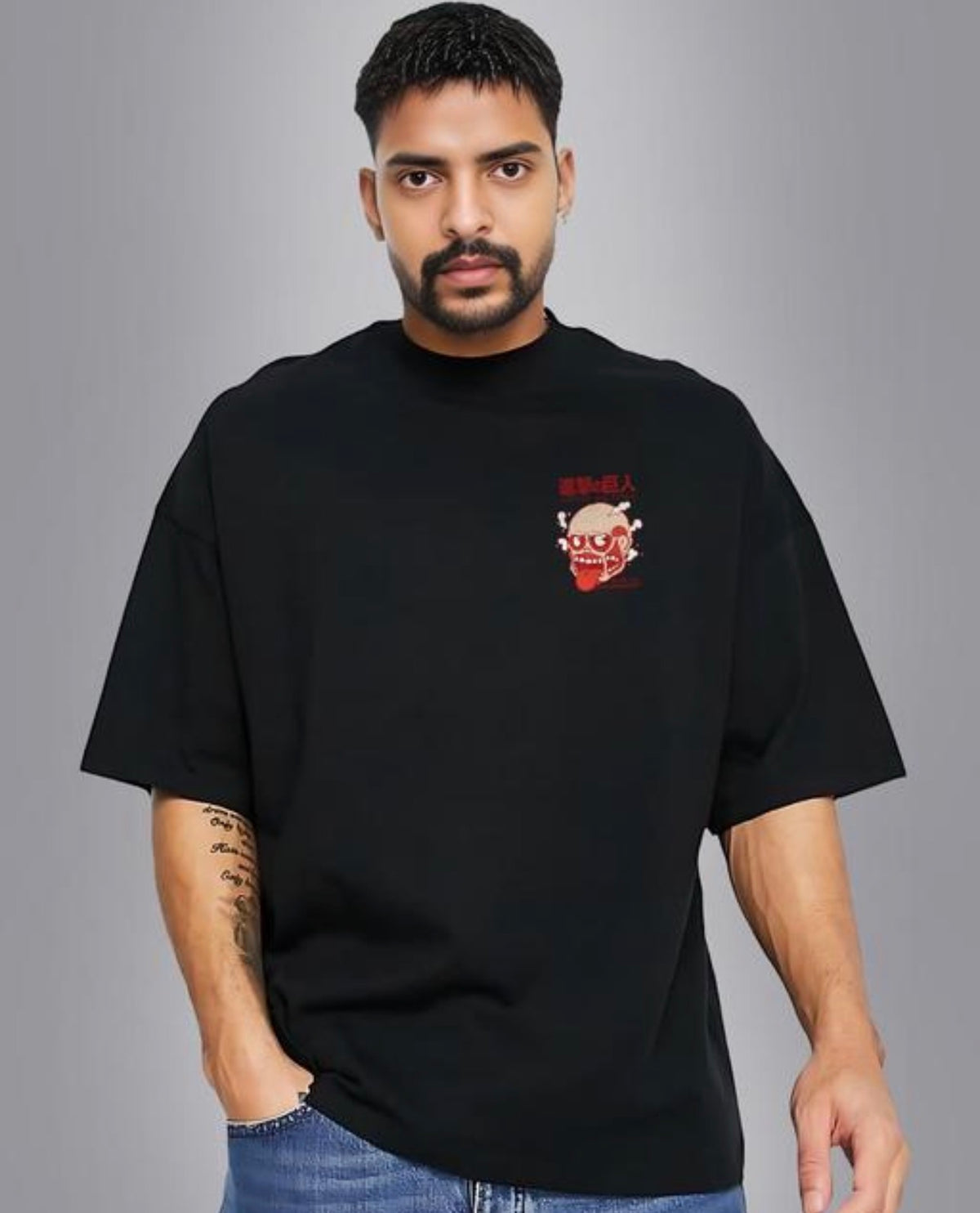 Colossal Titan Anime Printed T Shirt