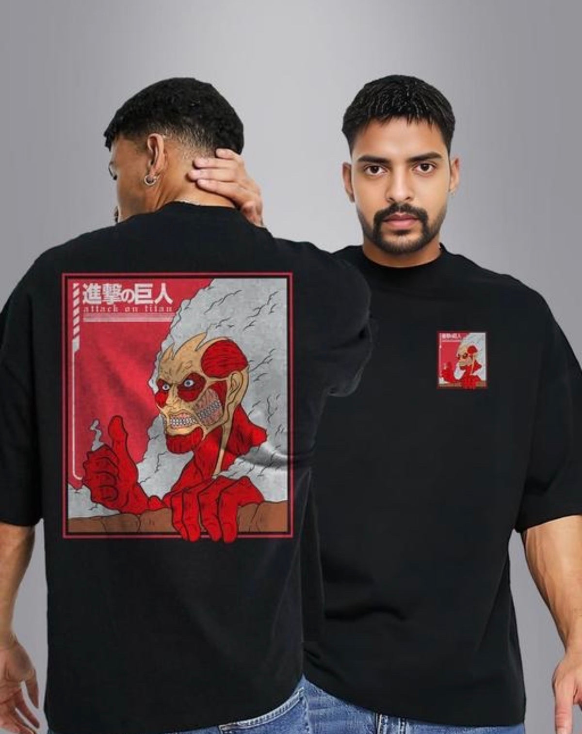 Colossal Titan Anime Printed T shirt
