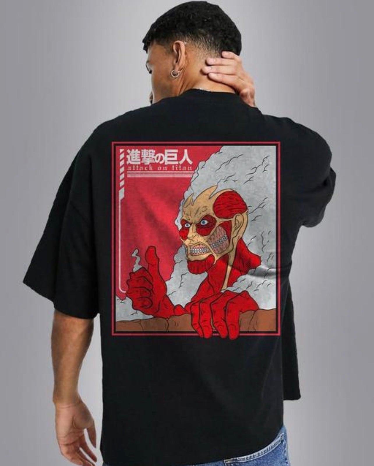 Colossal Titan Anime Printed T shirt