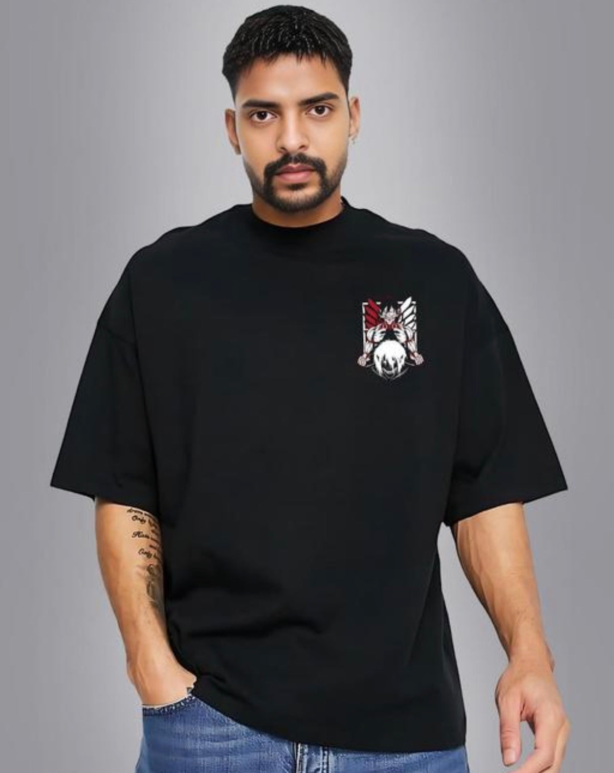 Attack Titan Anime Printed T Shirt