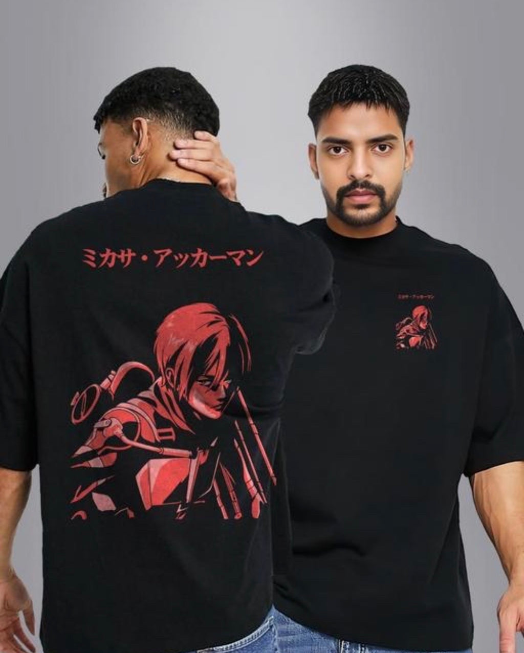 Levi Anime Printed T Shirt