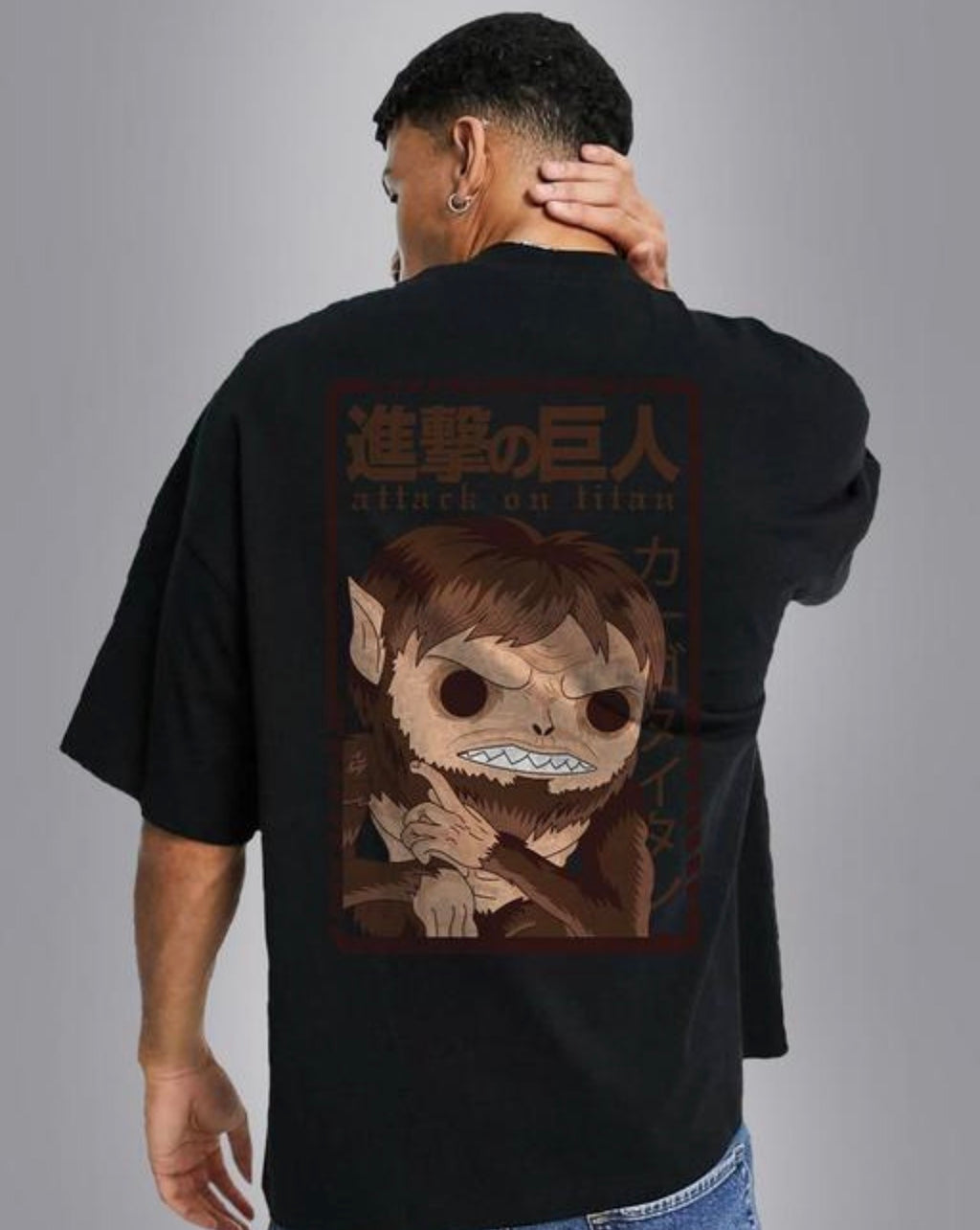 Beast Titan Anime Printed T Shirt