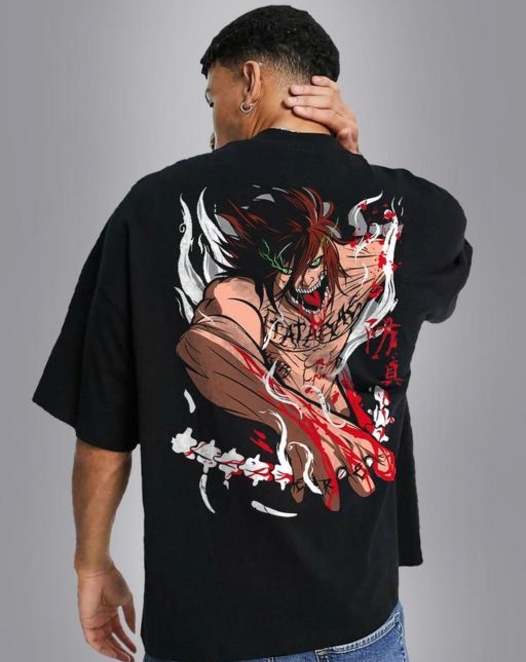 Attack Titan Anime Printed T Shirt